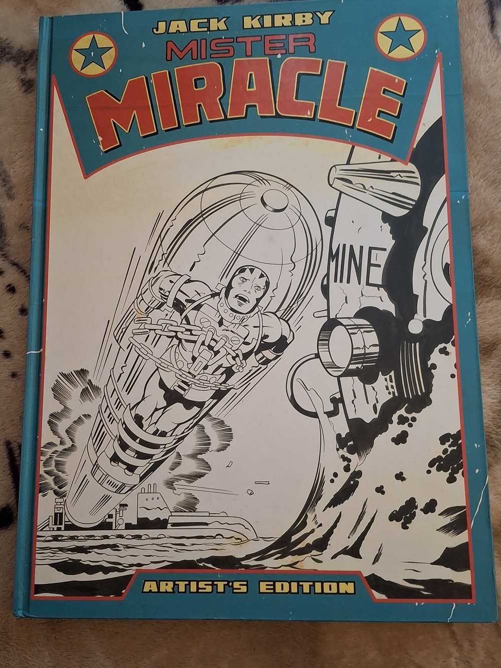 Jack Kirby Mister Miracle Artist's Edition Graphic Novel - Teal & Red Cover